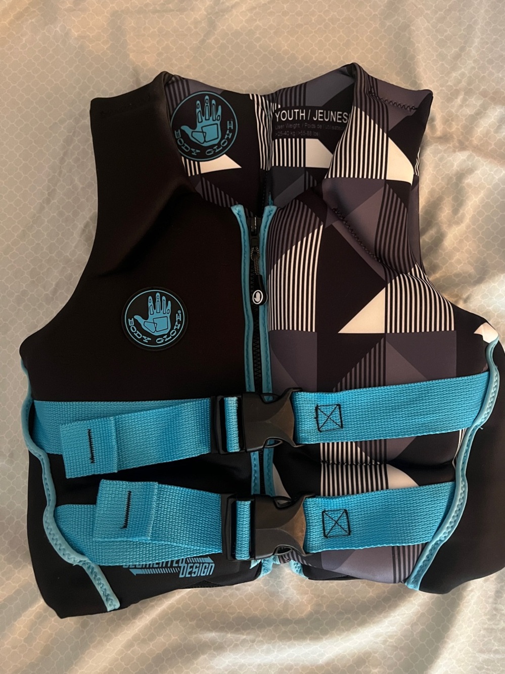 Body Glove Kids Life Jacket - Black & Teal